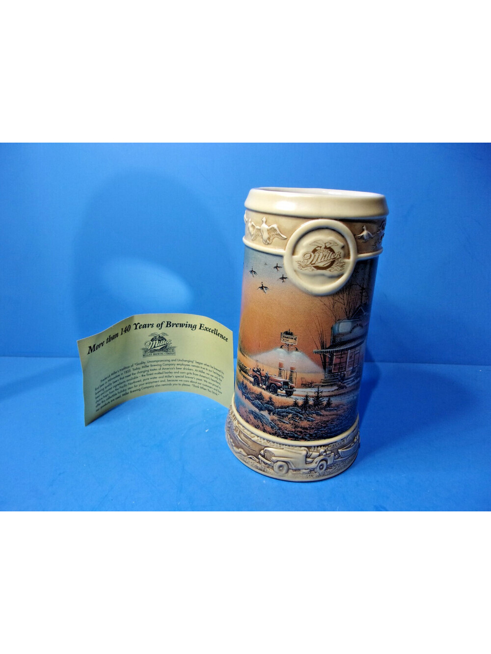Miller Beer 1997 Ducks Unlimited Terry Redlin Stein "Welcome to Paradise" Mug